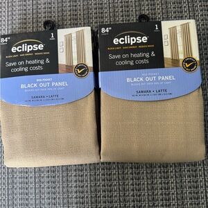 Eclipse Latte Blackout Curtains